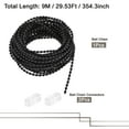 thumbnail image 2 of Uxcell 4.5mmx9m 2 Connectors Roller Shade Ball Chain Black, 2 of 6