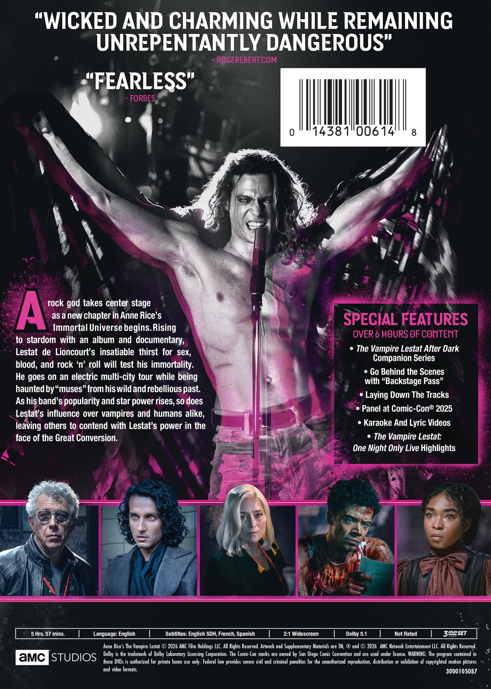 The Vampire Lestat: Season 1 (DVD), Horror, AMC