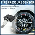 thumbnail image 2 of Sensor de presión de neumáticos Unique Bargains No.40700CK001 para Nissan TITAN 2004-2007 Sensor TPMS 323MHz, 2 of 7