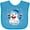 Turquoise, variant on Inktastic Holiday Snowman Boys or Girls Baby Bib