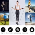 thumbnail image 3 of CSChome PVC-coated Steel Wire Rope Steel Wire Skipping Rope - 300CM, Adjustable Non-Slip Handle, Weight Training for Students, 3 of 7