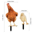 thumbnail image 2 of HEALEEP 2Ud Señal De Gallina De Acrílico Para Jardín Exterior Resistente Y Colorida, 2 of 8
