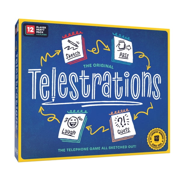 Juego de mesa Telestrations para 12 jugadores, 2ª edición, USAOPOLY
