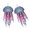 A, variant on Colorful Bohemian Tassels Earrings with Hand Knitted Beads Colorful Tassels Jewelry for Adding Personality to Outfits