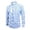Sky Blue, variant on Oktoberfest Bavarian Shirt Men Multicolor Plaid Embroidered Button Down Shirt for Festive Stand Collar Tee Alternative with Unique Pattern Shirt Tops