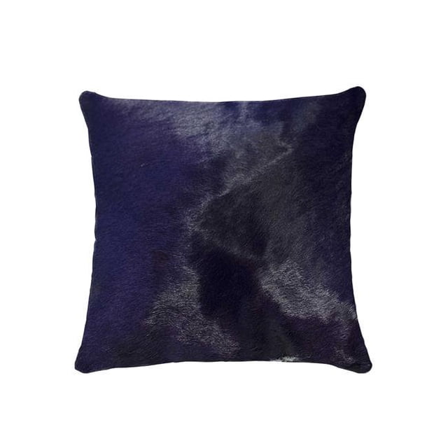 HomeRoots 316653 18 in. Cowhide Pillow - Purple