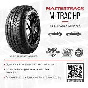 Mastertrack M-TRAC HP Performance 245/40ZR18 97Y XL High Performance All Season Passenger Tire 245/40/18 (Tire Only) Sansujyuku sansujyuku.com