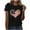 QR1_Black, variant on VKOYWKM Women's 4th of July T-Shirts American Flag Independence Day T Shirts Star Stripe Graphic Tees Crew Neck Loose Fit Short Sleeve Memorial Day Gifts T-Shirts