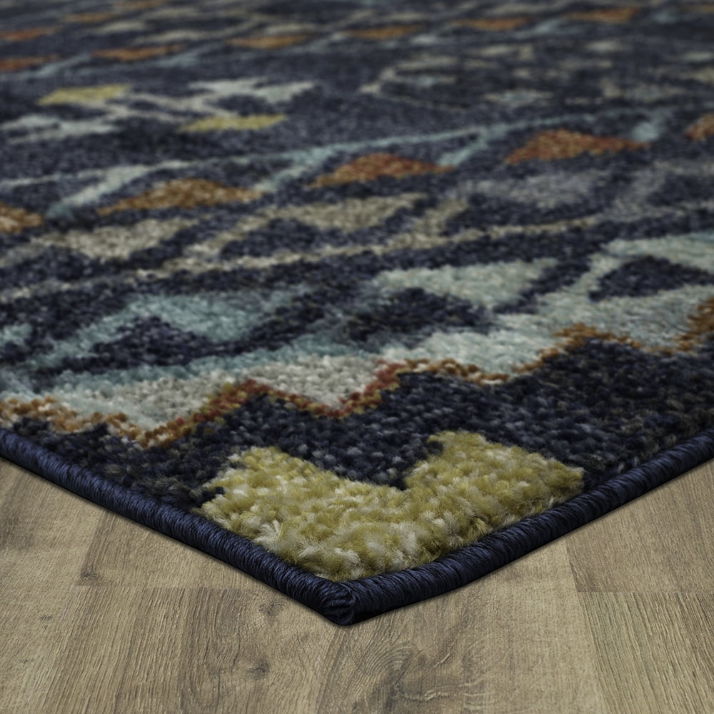Mohawk Home Onslow Indoor Geometric Area Rug, Blue, 7'10" x 10'