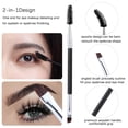 thumbnail image 3 of Eyelash Brush Separator with Comb kit, Lash Wand Fan Tool for Eyebrow Application, Prevents Clumping, Easy-to-Use  Brush, 3 of 6