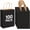 Black, variant on 100 Pack 5.9x3.15x8.26 inch Small Gift Bags, Kraft Blue Bags with Handles Bulk for Birthday Party Favors,Gift Paper Bags,Retail Shopping Business Goody Craft Gift Bags