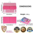 thumbnail image 5 of Supa Ant Toddler Baby Bath Kneeler and Elbow Rest Pad Set, Built-In 5 Pockets Organizer, Pink, 5 of 5