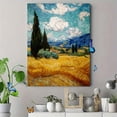 thumbnail image 4 of Van Gogh Cypress Wheat Field Canvas Wall Art Print, Home Decor for Living Room Bedroom Dining Room Office, 4 of 8