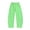 Green, variant on CPNG Girls Curved Barrel Sweatpants Solid Color Wide Leg Elastic High Waist Casual Pants Loose Street Style Jogger Pants