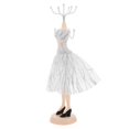 thumbnail image 4 of Jewelry Display Stand Necklace Holder Space Saving Easy to Coordinate White 24.00X7.00X2.50CM 1Pcs, 4 of 5