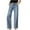Blue-1, variant on XFLWAM Womens Wide Leg Jeans Pants High Waist Boyfriend Baggy Denim Pants Straight Leg Casual Ripped Trousers