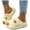 Yellow, variant on Cute Cat Clogs for Women Lightweight Hollow Out Platform Sandals Close Toe Non Slip Mules Two Way Wear Casual Slides Black Size 7