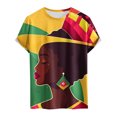 thumbnail image 5 of Mens Shirts Plus Size under $5 Short Sleeved Round Neck Printed Running Fitness Sports Shirt Multicolor XL, 5 of 5