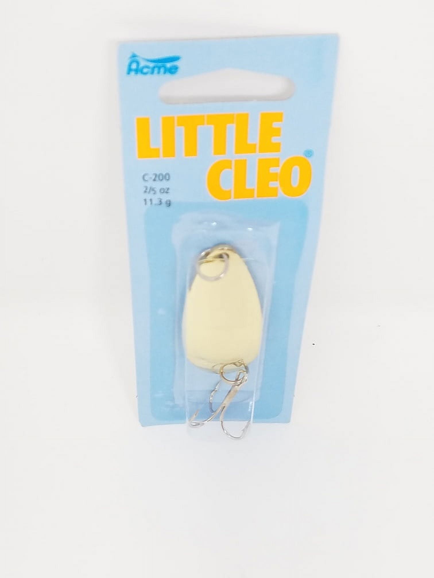 Acme Tackle Little Cleo Fishing Spoon Gold 2/5 oz. 