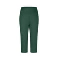 thumbnail image 5 of zbxnLI S-3XL Womens Capri Leggings Yoga Workout Stretch Cropped Pants Gym Athletic Capri Leggings, 5 of 7