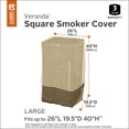 thumbnail image 4 of Classic Accessories Veranda™ Square Smoker Cover, Large, 4 of 17