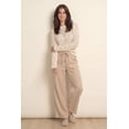 thumbnail image 6 of Ellos Plus Size Linen-Blend Elastic Waist Drawstring Relaxed Pant, 6 of 6