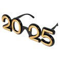 thumbnail image 1 of OULII Lunettes de Fête du Nouvel An 8.06x5.70x2.36 Po PC Doré Style Festif 1Ensemble, 1 of 8
