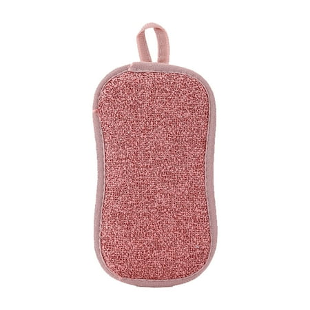 

Alueeu Kitchen Cleaning Towel Grease Wiping Rags Absorbent Dish Cloth 2Sided Sponge Dishwashing sponge block dishcloth red red