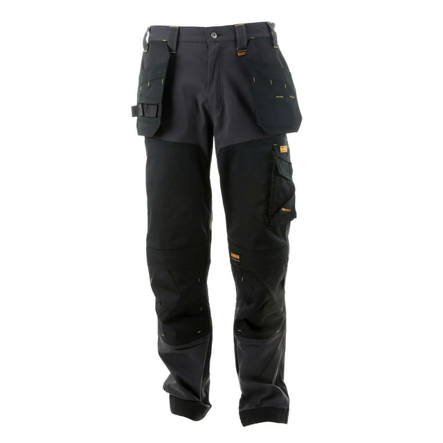 Pantalones de trabajo DEWALT Memphis Pro-Stretch W36/L31 para hombre, gris/negro