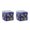 Blue Lace Right Angle, variant on 2PCS Natural Crystal Dice Polished Energy Stones Natural Gemstone Dices Crystal D6 Mahjong Dices For Casino Games Craps Diy Crafts Spiritual Decor (Obsidian Right Angle)