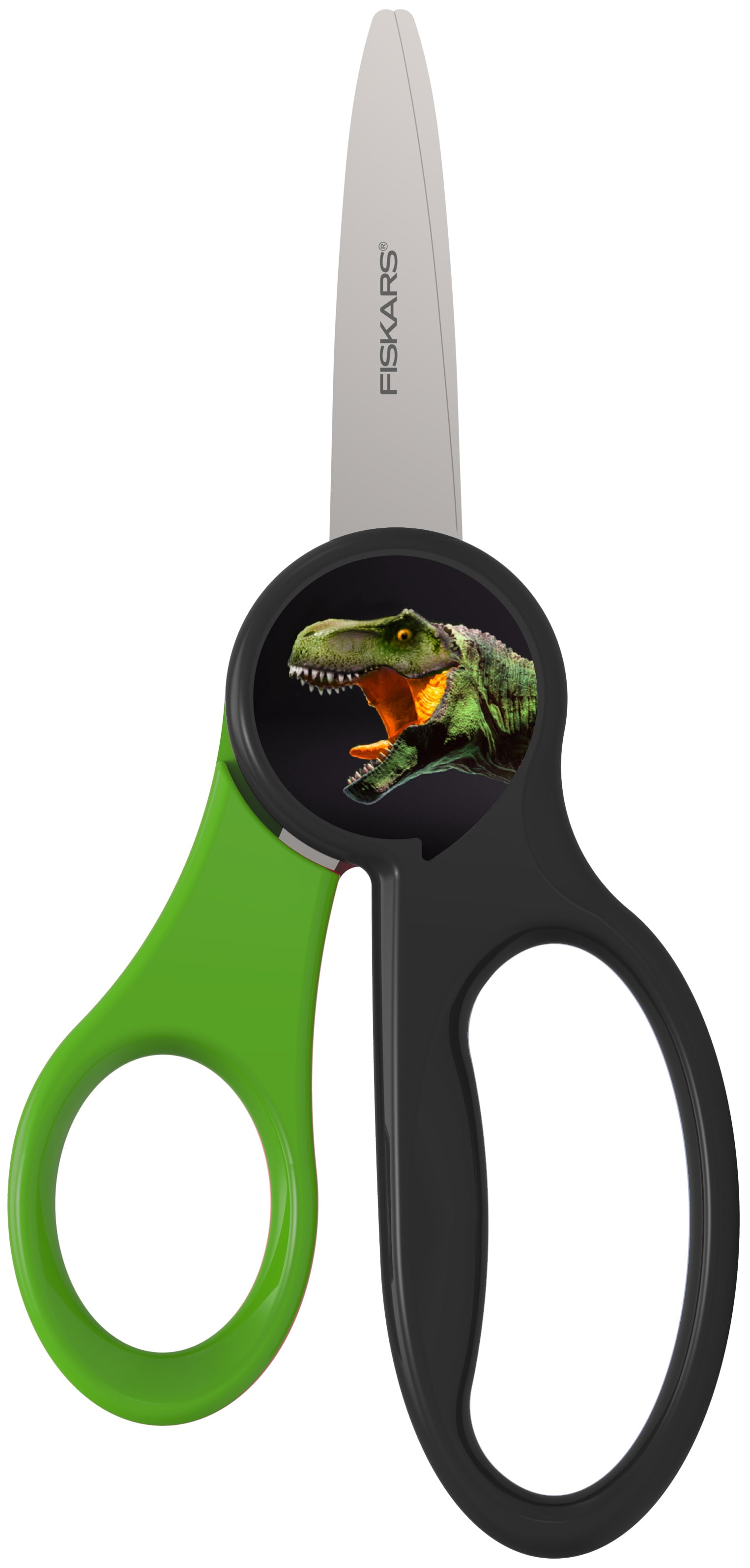 Fiskars Magic Morph Kids Pointed Tip Scissors 5'-t-rex