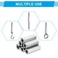 thumbnail image 6 of Uxcell 1/2"-13 UNC 304 Stainless Steel Hex Coupling Nuts, 15Pcs 2" Length Fully Threaded Rod Coupling Nut Studding Connector Fasteners, Silver Tone, 6 of 7