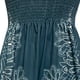 thumbnail image 4 of Qucoqpe - Vestido tubo para mujer, informal, de verano, elástico, fruncido, sin tirantes, estilo bohemio, con hombros descubiertos, con volantes, fluido, para playa y sol, en oferta., 4 of 5