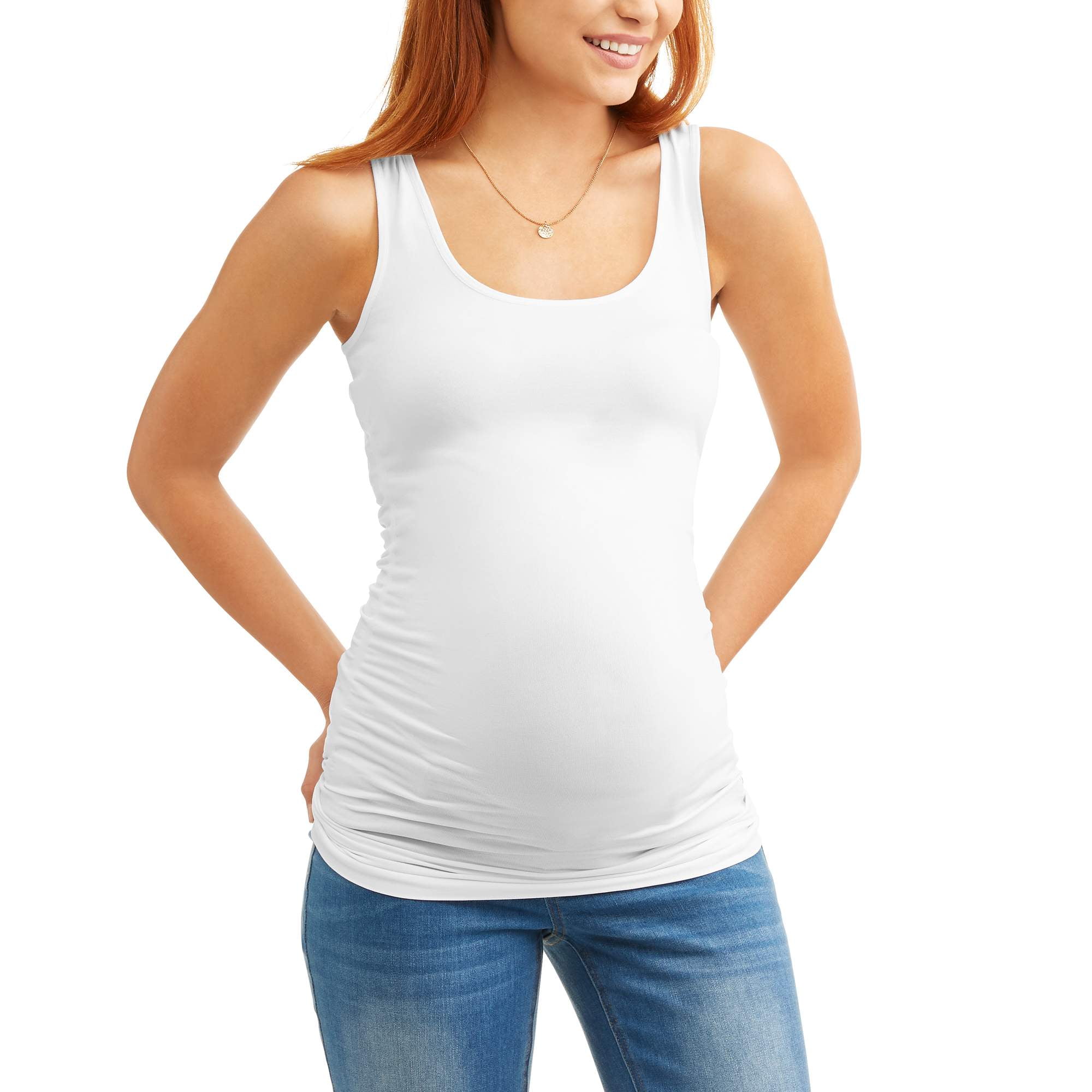 Maternity Nylon Spandex Seamless Tank