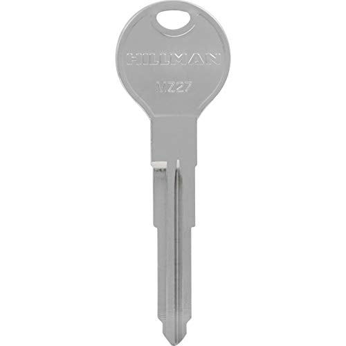 Llave automotriz Hillman MZ27 de latón de doble cara plateada
