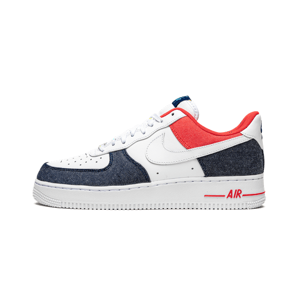 NIKE MENS Air Force 1 '07 LX "USA Denim" DJ5174 100 from Stadium Goods