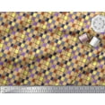thumbnail image 3 of Soimoi Rayon Fabric Check & Brush Stroke Abstract Print Sewing Fabric Yard 56 Inch Wide, 3 of 3