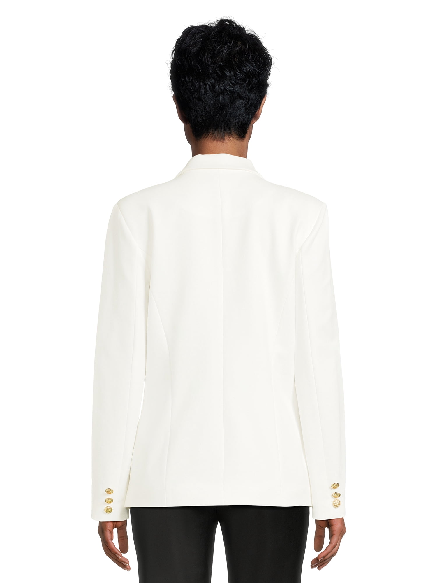 Attitude Unknown Women’s and Women’s Plus Ponte Blazer, Sizes XS-3X