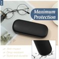 thumbnail image 2 of Estuche rígido para gafas, caja para gafas de sol de cuero PU, estuche para gafas florales, estuche protector para hombres, mujeres y niños ER, 2 of 5