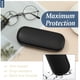 thumbnail image 2 of Estuche rígido para gafas, caja para gafas de sol de cuero PU, estuche para gafas florales, estuche protector para hombres, mujeres y niños JM, 2 of 5