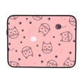 thumbnail image 7 of Cute Cat Kids Girl Print 15 inch Portable Laptop Sleeve Compatible with MacBook Air Notebook Computer Case for Men Women College School Students, 7 of 7