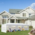 thumbnail image 2 of Zimtown 10' X 30' Canopy Tent with 5 Side Walls Party Tent for Party Wedding Camping and BBQ White, 2 of 8
