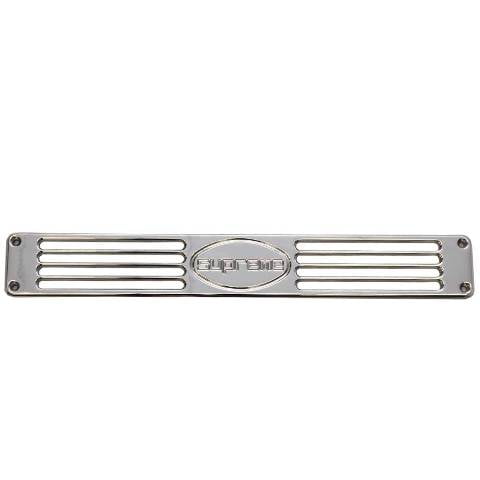 Supreme Boat Exhaust Vent Panel | Rear 17 3/4 x 2 1/2 Inch Aluminum