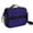 Blue and Black, variant on Blue and Black Checkered Pattern Insulated Lunch Bag with Shoulder Strap and Bottle Holder,Bento School Lunch Bag Box,11x9.5x3.5 Inches