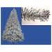4' Pre-Lit Sparkling Silver Full Artificial Tinsel Christmas Tree - Clear Lights - image 2 of 2