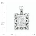 thumbnail image 2 of 925 Sterling Silver Initial C Charm and Pendant, 2 of 2