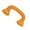 Orange, variant on TIELUTT Whisper Phones Speech Toys for Reading Auditory Improve Fluency Comprehension Multiplication Sensory Bottles for Toddler Boys Games for 2-4 Years Animal