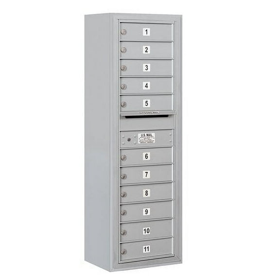 Salsbury Industries Surface Mounted 12 Door Front Load 4C Horizontal Mail Center