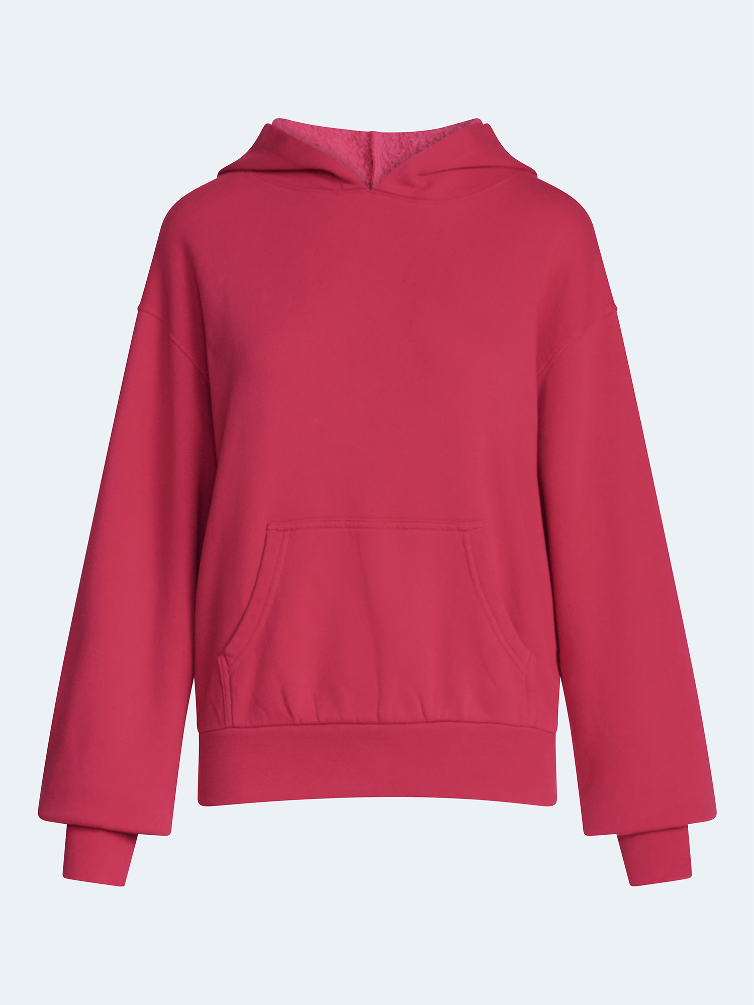 Scoop Women's Mineral Washed Oversized Cropped Hoodie photo 5