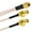 1 male to 2 female, variant on SMA Splitters Cable SMA Female to Double SMA Male Connectors Extension Pigtail Cable RG316 for 4G Routers Networking